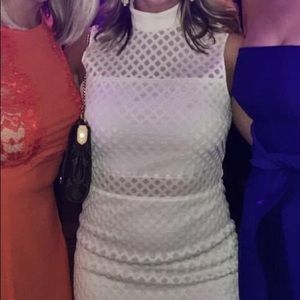 Elizabeth and James white dress